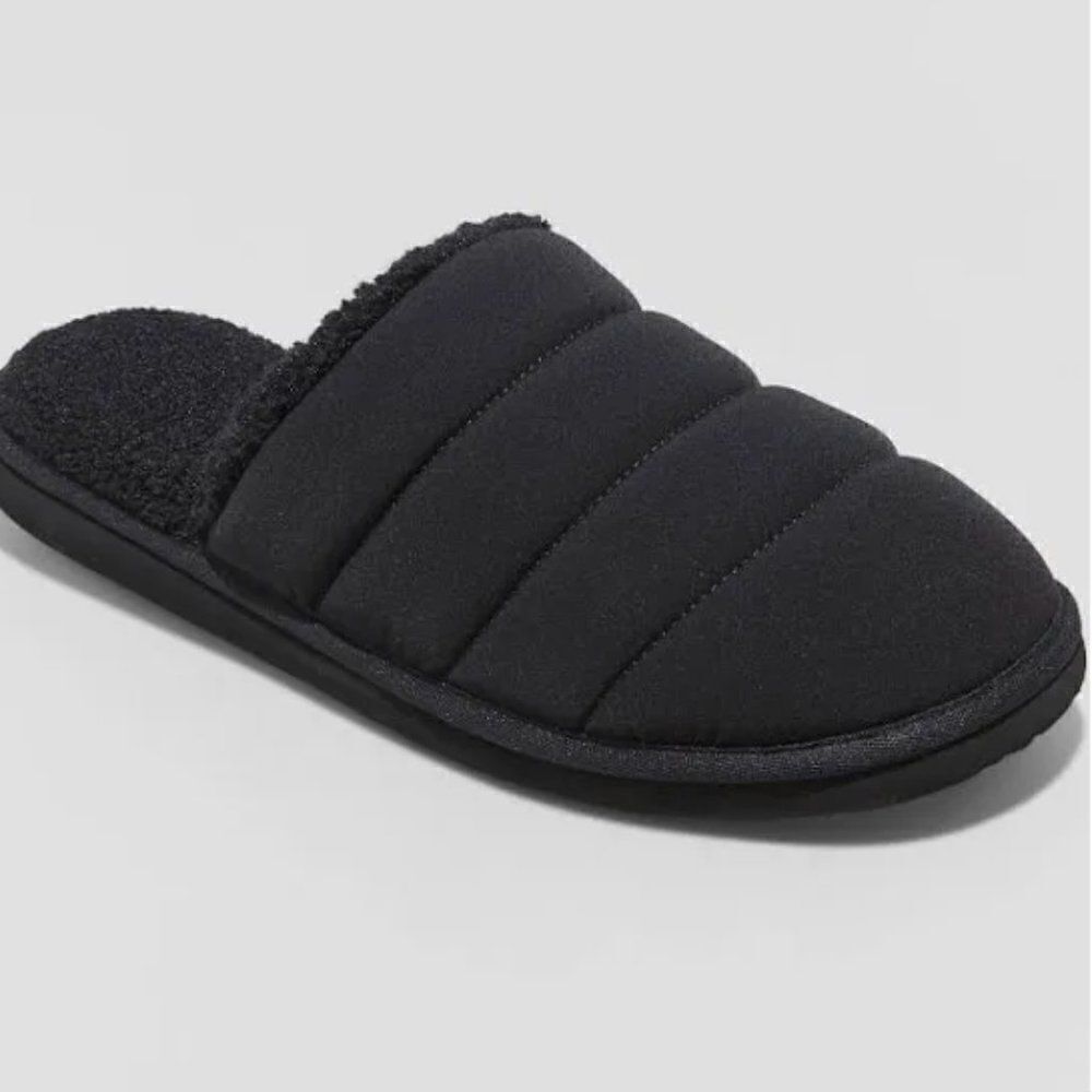 Wondershop Charlie Puffer Slide Slippers Black